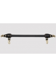 Черная распорка для ног Bound to You Faux Leather Spreader Bar - 50,8 см. - Fifty Shades of Grey - купить с доставкой в Северске