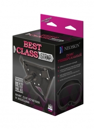 Черный пояс для насадок BEST CLASS STRAP - LOVETOY (А-Полимер) - купить с доставкой в Северске
