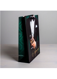 Бумажный пакет «Лучшему!» - 23 х 27 см. - Сима-Ленд - купить с доставкой в Северске