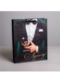 Бумажный пакет «Лучшему!» - 23 х 27 см. - Сима-Ленд - купить с доставкой в Северске