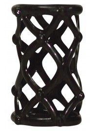 Чёрная насадка-сетка на пенис Orgasmus Wunder - Orion - в Северске купить с доставкой