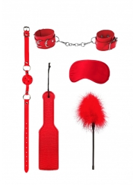 Красный игровой набор БДСМ Introductory Bondage Kit №4 - Shots Media BV - купить с доставкой в Северске