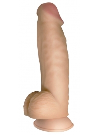 Телесный реалистичный фаллоимитатор на черных трусиках Real Big Strap-On - 34,5 см. - LOVETOY (А-Полимер) - купить с доставкой в Северске