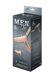 Телесный мужской парапротез MEN STYLE - 15 см. - LOVETOY (А-Полимер) - купить с доставкой в Северске