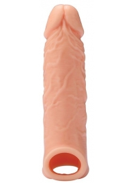 Телесная насадка EXTENDER WITH BALL STRAP 6.5 - 17 см. - Dream Toys - в Северске купить с доставкой