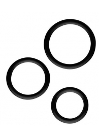 Набор из 3 эрекционных колец SILICONE COCKRINGS - Dream Toys - в Северске купить с доставкой