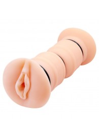 Телесный вибромастурбатор-вагина Michelle - Baile - в Северске купить с доставкой