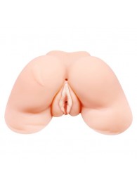 Телесная вибровагина Julie с 2 рабочими отверстиями - Baile - в Северске купить с доставкой