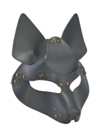 Серая маска Wolf с клепками - Sitabella - купить с доставкой в Северске