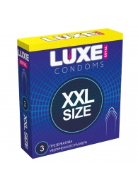 Презервативы увеличенного размера LUXE Royal XXL Size - 3 шт. - Luxe - купить с доставкой в Северске