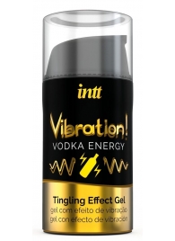 Жидкий интимный гель с эффектом вибрации Vibration! Vodka Energy - 15 мл. - INTT - купить с доставкой в Северске
