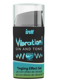 Жидкий интимный гель с эффектом вибрации Vibration! Gin   Tonic - 15 мл. - INTT - купить с доставкой в Северске