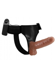 Страпон на трусиках с вибрацией Ultra Passionate Harness - 16 см. - Baile - купить с доставкой в Северске