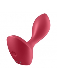 Красный вибромассажёр простаты Satisfyer Backdoor Lover - 14 см. - Satisfyer - в Северске купить с доставкой