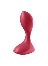 Красный вибромассажёр простаты Satisfyer Backdoor Lover - 14 см. - Satisfyer - в Северске купить с доставкой