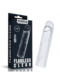 Прозрачная насадка-удлинитель Flawless Clear Penis Sleeve Add 1 - 15,5 см. - Lovetoy - в Северске купить с доставкой