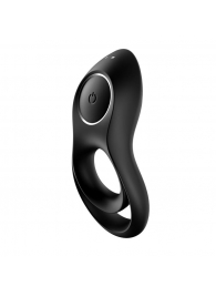 Черное эрекционное виброкольцо Legendary Duo - Satisfyer - в Северске купить с доставкой