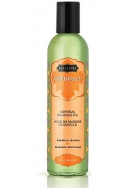 Массажное масло Naturals Tropical Mango с ароматом манго - 236 мл. - Kama Sutra - купить с доставкой в Северске