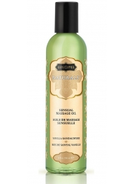 Массажное масло Naturals Vanilla Sandalwood с ароматом ванили и сандала - 236 мл. - Kama Sutra - купить с доставкой в Северске