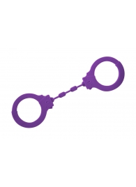 Фиолетовые силиконовые поножи Limitation - Lola Games - купить с доставкой в Северске