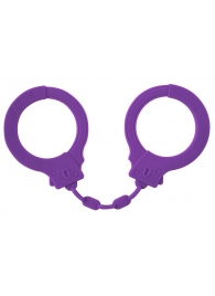Фиолетовые силиконовые поножи Limitation - Lola Games - купить с доставкой в Северске