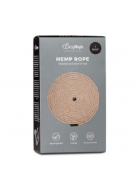 Пеньковая веревка для связывания Hemp Rope - 5 м. - Easy toys - купить с доставкой в Северске