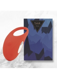 Красное кольцо с вибрацией Thor Cockring - FeelzToys - в Северске купить с доставкой