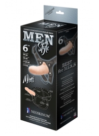 Пустотелый фаллопротез MEN STYLE - 17,5 см. - LOVETOY (А-Полимер) - купить с доставкой в Северске