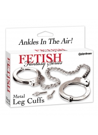 Металлические наручники Metal Leg Cuffs - Pipedream - купить с доставкой в Северске