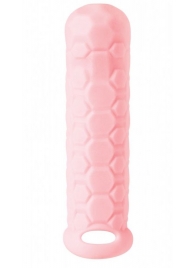 Розовый фаллоудлинитель Homme Long - 15,5 см. - Lola Games - в Северске купить с доставкой