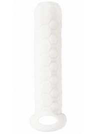 Белый фаллоудлинитель Homme Long - 13,5 см. - Lola Games - в Северске купить с доставкой