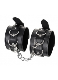 Черные оковы Anonymo из искусственной кожи - ToyFa - купить с доставкой в Северске