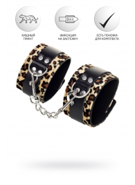 Наручники Anonymo с анималистическим принтом - ToyFa - купить с доставкой в Северске