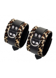 Наручники Anonymo с анималистическим принтом - ToyFa - купить с доставкой в Северске