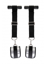 Черно-серебристые фиксаторы для рук на дверь Anonymo - ToyFa - купить с доставкой в Северске