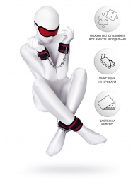 Красно-черный бондажный набор Anonymo - ToyFa - купить с доставкой в Северске