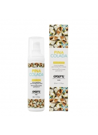 Разогревающее массажное масло с ароматом пина колада Gourmet Pina Colada - 50 мл. - Exsens - купить с доставкой в Северске