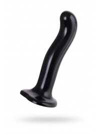 Черный стимулятор для пар P G-Spot Dildo Size M - 18 см. - Strap-on-me - в Северске купить с доставкой