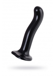 Черный стимулятор для пар P G-Spot Dildo Size L - 19 см. - Strap-on-me - в Северске купить с доставкой