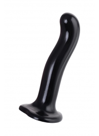 Черный стимулятор для пар P G-Spot Dildo Size L - 19 см. - Strap-on-me - в Северске купить с доставкой
