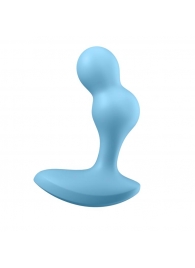 Голубой анальный вибростимулятор Deep Driver - 11,2 см. - Satisfyer - в Северске купить с доставкой