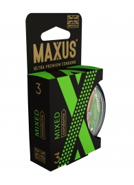 Презервативы в пластиковом кейсе MAXUS AIR Mixed - 3 шт. - Maxus - купить с доставкой в Северске