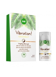 Возбуждающий гель с ароматом кокоса Vibration Coconut - 15 мл. - INTT - купить с доставкой в Северске