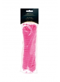 Розовая веревка для связывания Sweet Caress Rope - 10 метров - Sweet Caress - купить с доставкой в Северске
