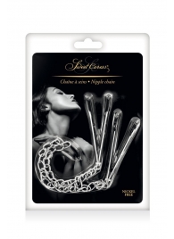 Регулируемые зажимы для сосков Sweet Caress Nipple Chain - Sweet Caress - купить с доставкой в Северске