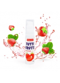Гель-смазка Tutti-frutti с земляничным вкусом - 30 гр. - Биоритм - купить с доставкой в Северске