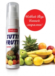 Гель-смазка Tutti-frutti со вкусом тропических фруктов - 30 гр. - Биоритм - купить с доставкой в Северске