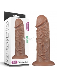 Коричневый фаллоимитатор Cubby dildo - 26,6 см. - Lovetoy