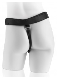 Страпон с телесной насадкой 7  Uncut with Strap on Harness - 18 см. - Pipedream - купить с доставкой в Северске