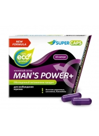 Возбуждающее средство для мужчин Mans Power plus - 10 капсул (0,35 гр.) +1 в подарок - SuperCaps - купить с доставкой в Северске